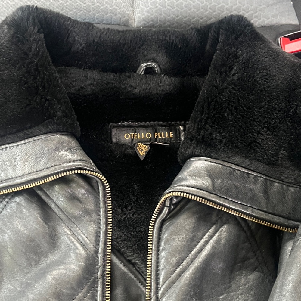Leather Black Quilted Women's Jacket Otello Pelle Vintage